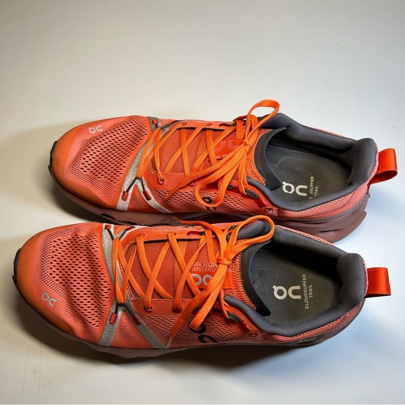 On Cloud Cloudsurfer Trail Men’s 12 Running Shoes - Flame Dustrose 3ME10112150 main image 7